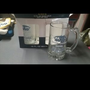 Corona beer mug set